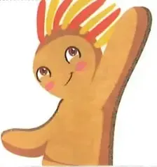 Ilustración de un personaje infantil de apariencia animal, relacionada con la unidad.