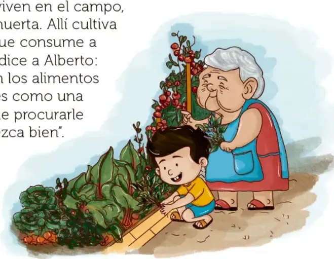 Serie de iconos y símbolos decorativos verticales en forma de átomos y flores de colores.