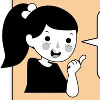 Sección 'Pistas' con dos niños: una niña explica qué es una recta numérica y un niño explica el uso de los símbolos > y <.