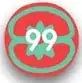 Globo rojo con el número de página '99'.