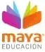 Logotipo colorido de Maya Educación.