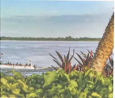 Paisaje de la isla Santay, un área natural de recreación ubicada en la provincia del Guayas.