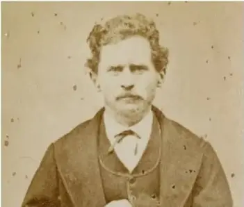 Fotografía de Faustino Lemus Rayo, talabartero colombiano señalado como uno de los asesinos de García Moreno.