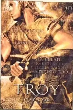 Afiche de la película Troya (2004), utilizado para una actividad de comparación con el libro.