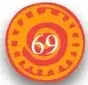 Sello con paginación '63'.