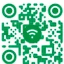 Código QR verde con enlace bit.ly/3xfMvpw y símbolo WiFi.