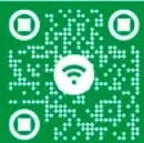 Código QR verde con icono Wi-Fi que enlaza a la página bit.ly/4aVklhM sobre cómo se hace un foro artístico cultural.