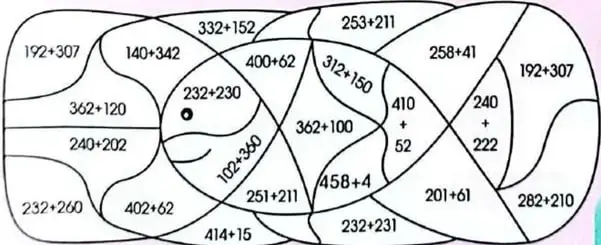 Imagen de un recurso digital para practicar sumas con centenas.