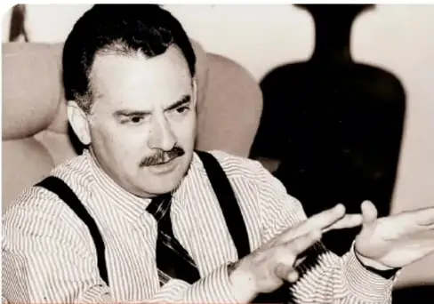 Fotografía de José Francisco Ruiz Massieu, político mexicano asesinado en 1994.