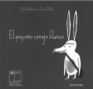 Ilustración de una foca adulta y una cría sobre una roca, con tres peces pequeños alrededor, acompañando la oración de la Actividad 3.