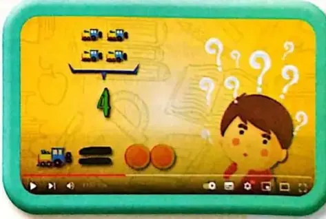 Ilustración de un video educativo sobre estrategias para resolver multiplicaciones.