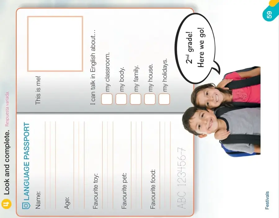 Figura 1 de Inglés – Primero Básico | Student’s Book MINEDUC – Descargar PDF · 2024