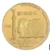 Reverso de la moneda de mil pesos, 175 Aniversario de la Independencia, oro, 1985.