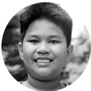 Fotografía de un niño sonriente.