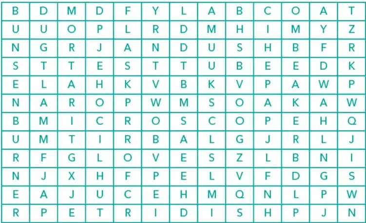 Matraz Erlenmeyer con líquido azul