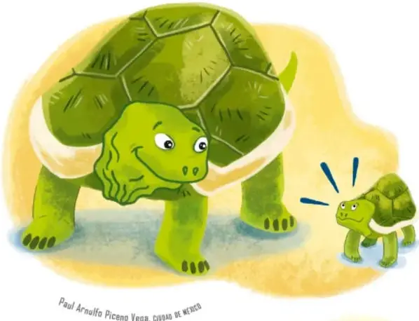 Tortuga imponente con rayos de luz sobre un globo terráqueo, sugiriendo la idea de 'dominación mundial'.