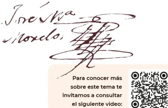 Firma manuscrita de José María Morelos con su rúbrica.