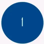Cuatro círculos: uno entero azul con "1", uno naranja partido en dos mitades ($\frac{1}{2}$), uno verde partido en cuatro cuartos ($\frac{1}{4}$) y uno morado partido en ocho octavos ($\frac{1}{8}$).