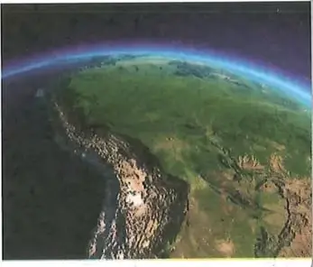 Vista de la Tierra desde el espacio, relacionada con la Unidad 6.