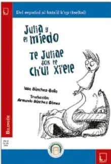 Portada del libro 'Julia y el miedo' con ilustración de una niña y un dragón.