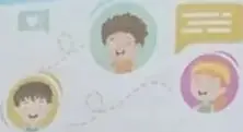 Segunda ilustración de tardígrado más pequeño flotando.