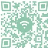 Código QR verde para escuchar la historia, con enlace https://bit.ly/3LJz3PD.