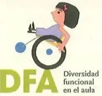Ilustración relacionada con la diversidad funcional y la convivencia inclusiva.