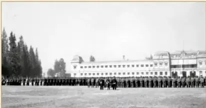 Colegio Militar de Popotla en 1920.