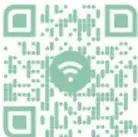 Código QR verde con un ícono de escudo y WiFi, que enlaza al curso 'Serpientes y escaleras' del INAI: https://bit.ly/3nZCQyj