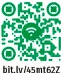 Código QR con enlace bit.ly/45mt62Z al recurso informático 'Materiales en acción: exploración en la comunidad'.