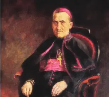 Retrato de monseñor Federico González Suárez, historiador, arzobispo de Quito y fundador de la Sociedad de Estudios Históricos Ecuatorianos.