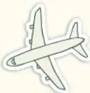 Ilustración de un avión de combate en tonos claros.