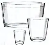 Representación de un litro mediante vasos o tazas.