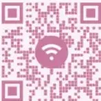 Código QR en tono rosa con enlace https://acortar.link/6elWCu al portal Cuéntame del INEGI.