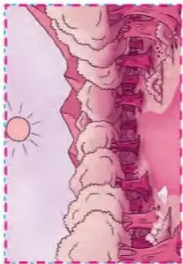Recuadros para dibujar el cielo de día y de noche.