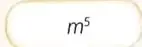 Tabla para escribir monomios con el mismo grado.
