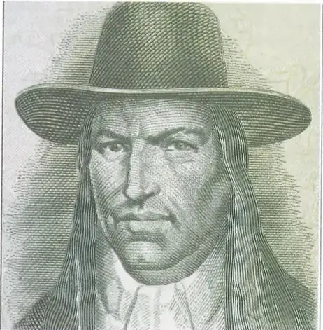 Grabado de Túpac Amaru II, líder de una importante sublevación indígena en el Virreinato de Lima en 1780.