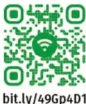 Recuadro con instrucción para observar el video 'Descubre la magia de las formas, las texturas y los colores' y código QR con enlace bit.ly/496p4D1.