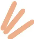 Ilustración de varios palitos de helado de color naranja, algunos sueltos y otros formando un pequeño grupo.