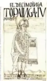 Túpac Yupanqui dibujado por Guamán Poma de Ayala.