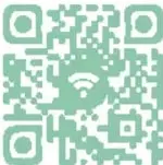Tres códigos QR verdes que enlazan a los recursos de prevención de desastres.