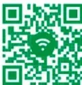 Código QR verde que enlaza a bit.ly/3RpbgXa con un ícono de WiFi en el centro