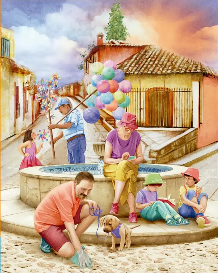 Figura 1 de Proyectos Comunitarios. Libro de Educación Primaria Grado 1° Ciclo Escolar 2025 - 2026
