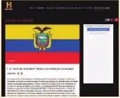 Captura de un recurso digital que invita a investigar por qué la venta de la bandera desencadenó la Revolución liberal.