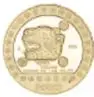 Reverso de la moneda 'Piedra de los Soles', 1 Onza de oro, México, 1992, Museo Numismático Nacional.