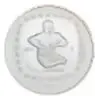 Reverso de la Moneda 1 Onza 'El Luchador', México 1996, plata 0.999, diámetro 40 mm.