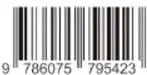 Código de barras con el número ISBN 9786075795423.