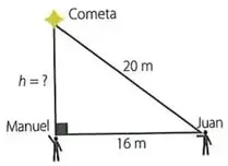 Baldosa rectangular de $76\ \text{cm}$ por $34\ \text{cm}$, dividida mediante una diagonal.