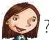 Ilustración pequeña de una niña que plantea las preguntas de la actividad.