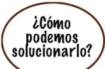Globo de diálogo con la pregunta ¿Cómo podemos solucionarlo?